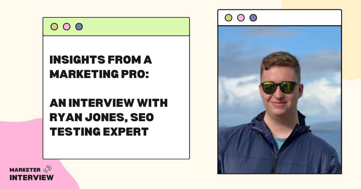 Ryan Jones - SEO Testing Expert