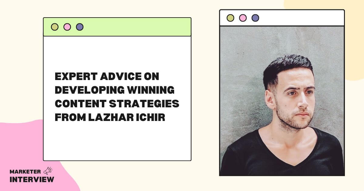 Lazhar Ichir's Feature Image (Content Marketing Expert)