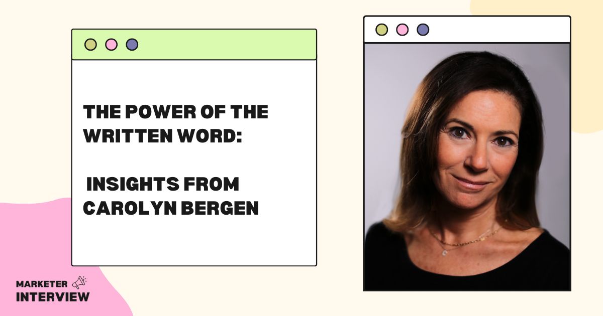 The Power of the Written Word: Insights from Carolyn Bergen