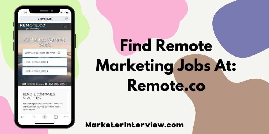 find remote marketing jobs remote co Find Dream Remote Marketing Jobs On 10 Sites You've Never Heard Of