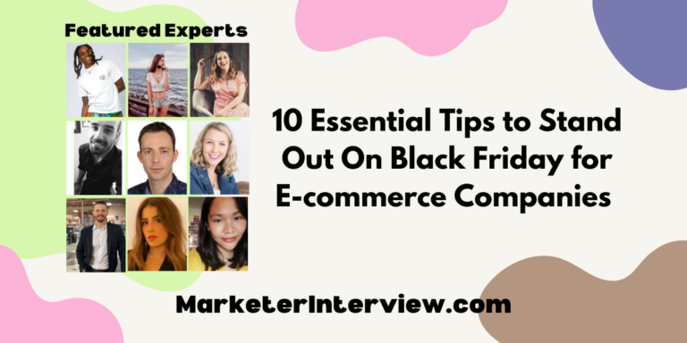 10 Essential Tips to Stand Out On Black Friday for E-commerce Companies