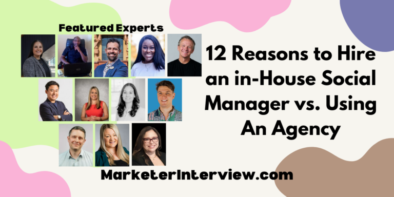 12 Reasons to Hire an In-house Social Manager vs. An Agency