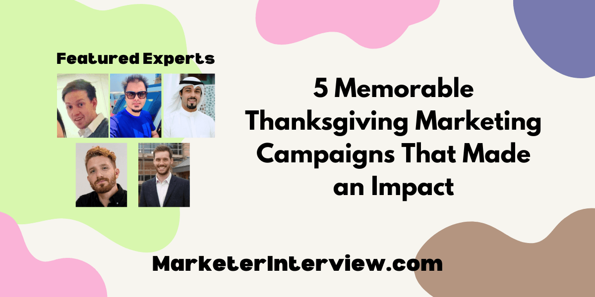 Thanksgiving marketing campaign