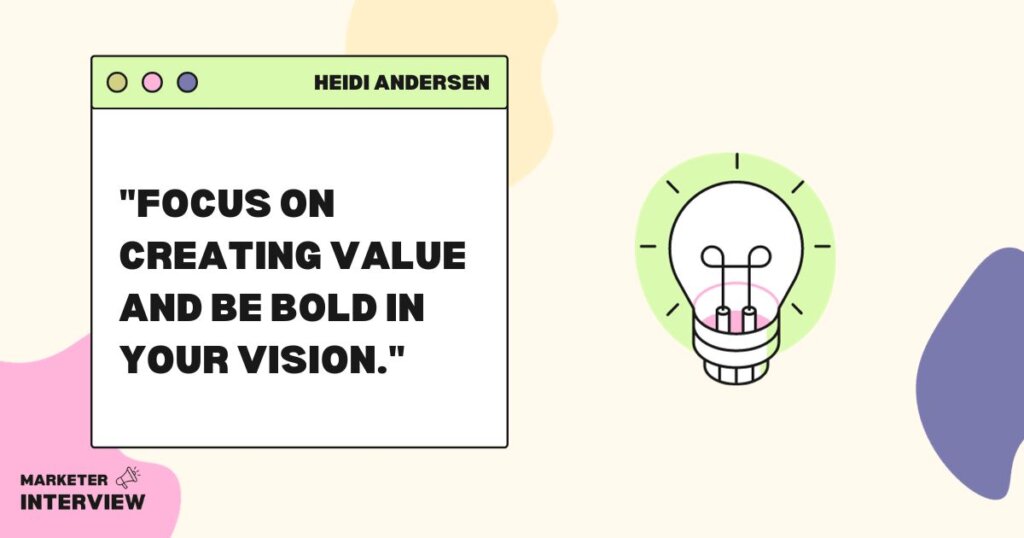 heidi andersen nextdoor interview quote 1 Leading with Purpose: Heidi Andersen's Journey from Tech Innovator to Community Visionary at Nextdoor