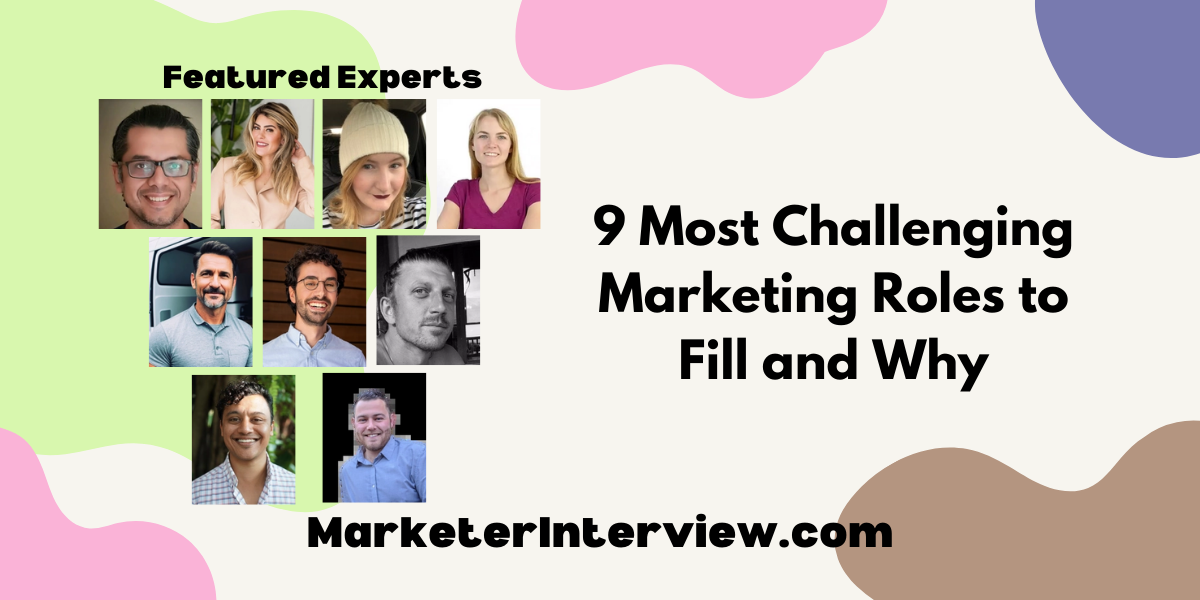 Most Challenging Marketing Roles