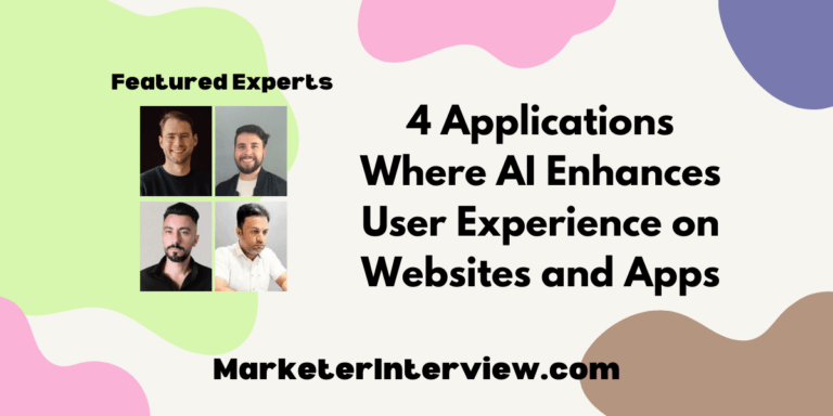 4 Applications Where AI Enhances User Experience on Websites and Apps