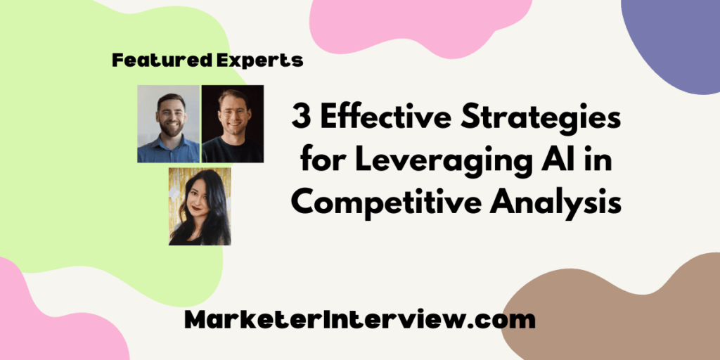 3 Effective Strategies For Leveraging AI In Competitive Analysis ...