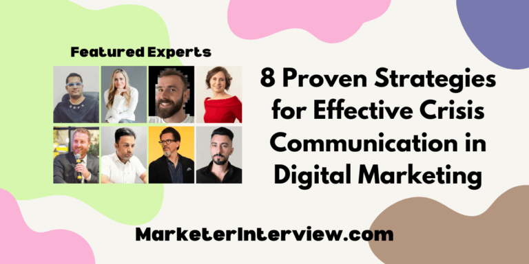 8 Proven Strategies for Effective Crisis Communication in Digital Marketing