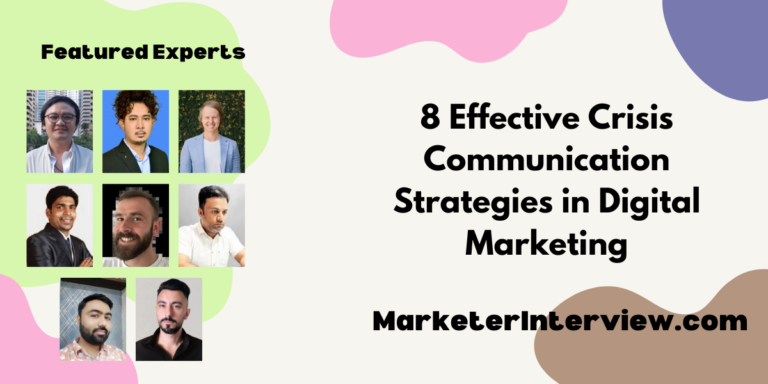 8 Effective Crisis Communication Strategies in Digital Marketing