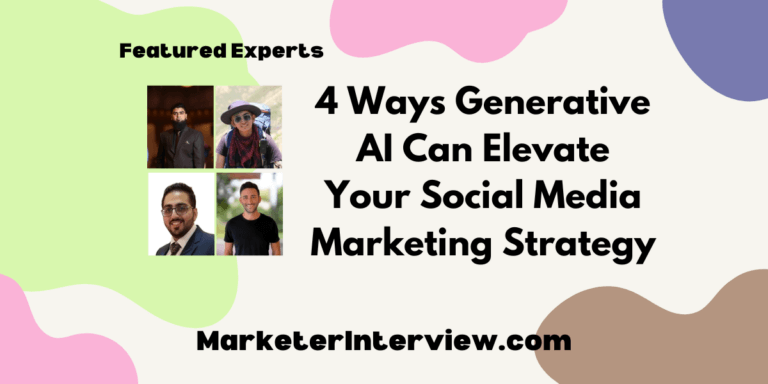 4 Ways Generative AI Can Elevate Your Social Media Marketing Strategy