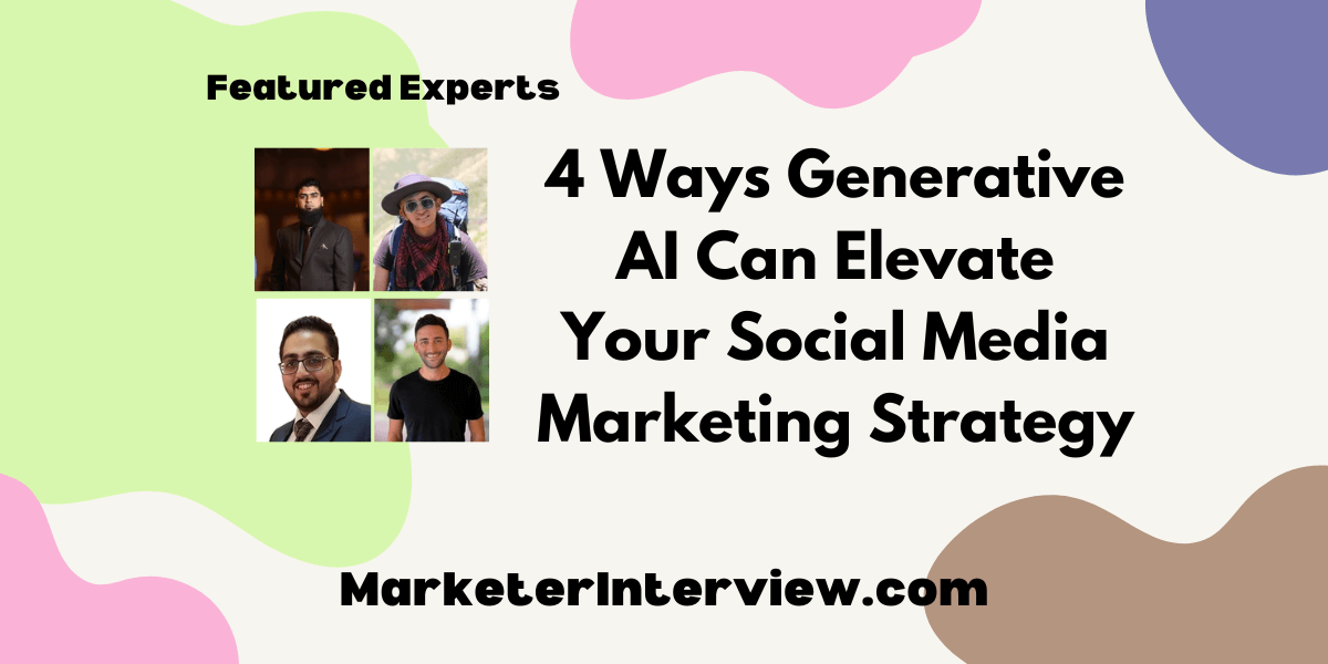 Social Media Marketing Strategy 4 Ways Generative AI Can Elevate Your Social Media Marketing Strategy