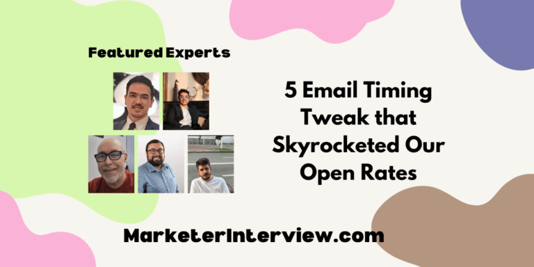 5 Email Timing Tweak that Skyrocketed Our Open Rates