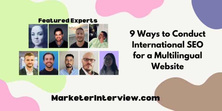 9 Ways to Conduct International SEO for a Multilingual Website