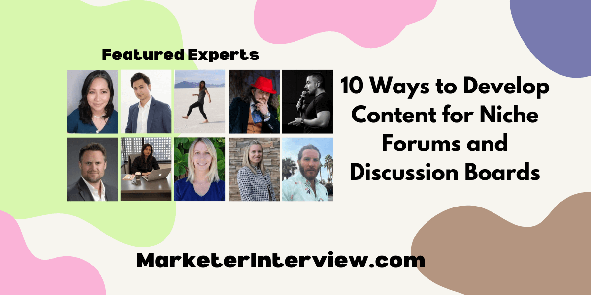 10 Ways to Develop Content for Niche Forums and Discussion Boards 10 Ways to Develop Content for Niche Forums and Discussion Boards