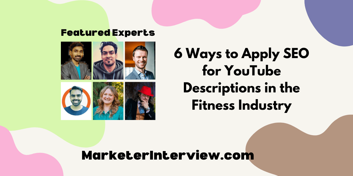 6 Ways to Apply SEO for YouTube Descriptions in the Fitness Industry 6 Ways to Apply SEO for YouTube Descriptions in the Fitness Industry