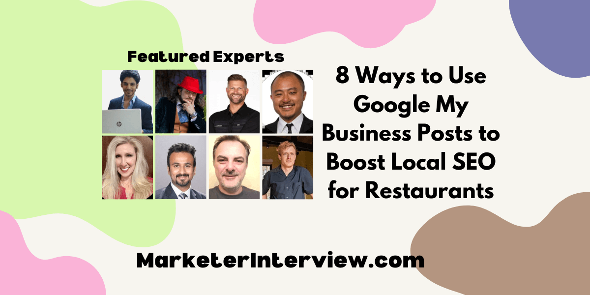 8 Ways to Use Google My Business Posts to Boost Local SEO for Restaurants 8 Ways to Use Google My Business Posts to Boost Local SEO for Restaurants