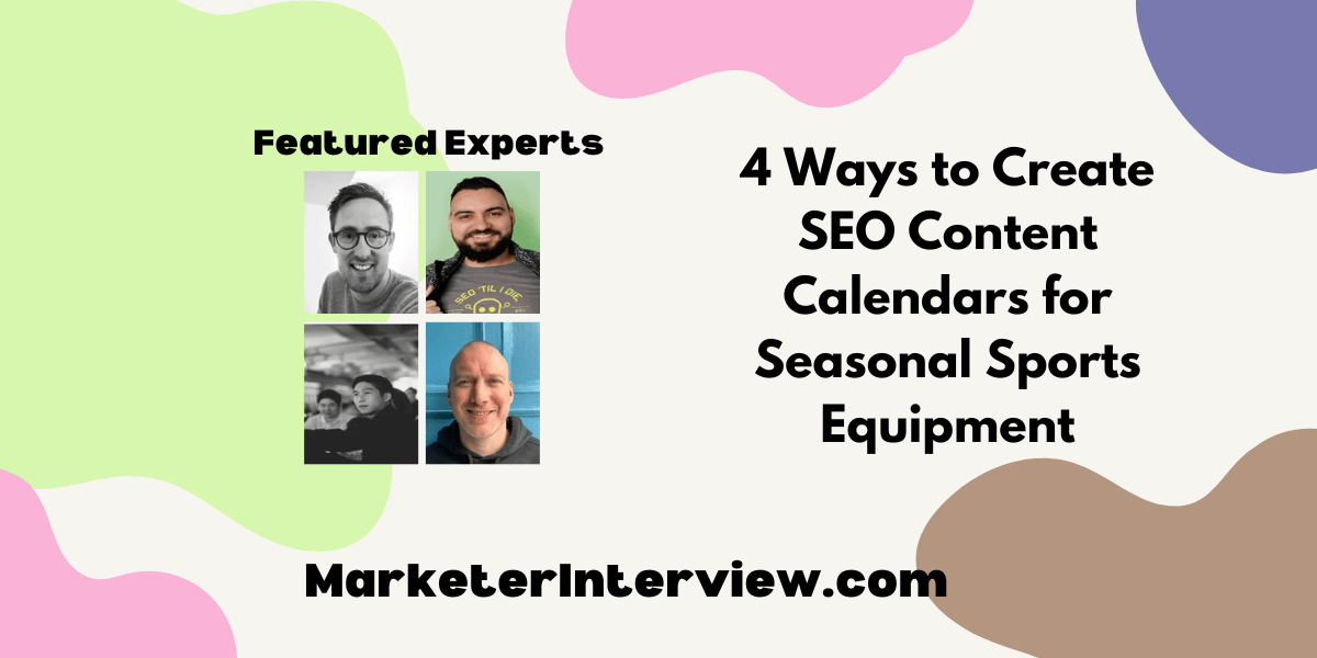 4 Ways to Create SEO Content Calendars for Seasonal Sports Equipment 4 Ways to Create SEO Content Calendars for Seasonal Sports Equipment