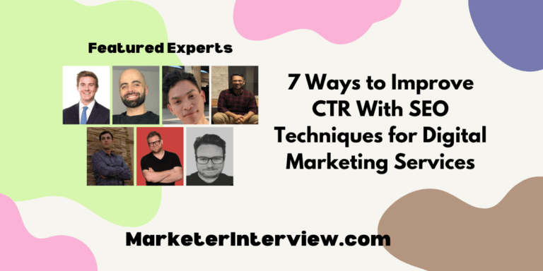 7 Ways to Improve CTR With SEO Techniques for Digital Marketing Services