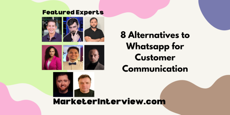 8 Alternatives to Whatsapp for Customer Communication