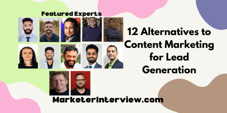 12 Alternatives to Content Marketing for Lead Generation