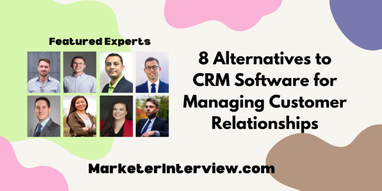 8 Alternatives to CRM Software for Managing Customer Relationships