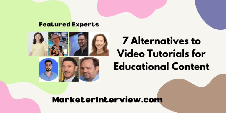 7 Alternatives to Video Tutorials for Educational Content