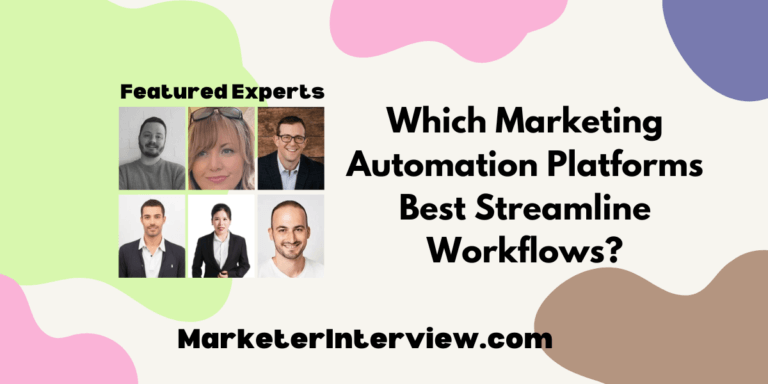 Which Marketing Automation Platforms Best Streamline Workflows?