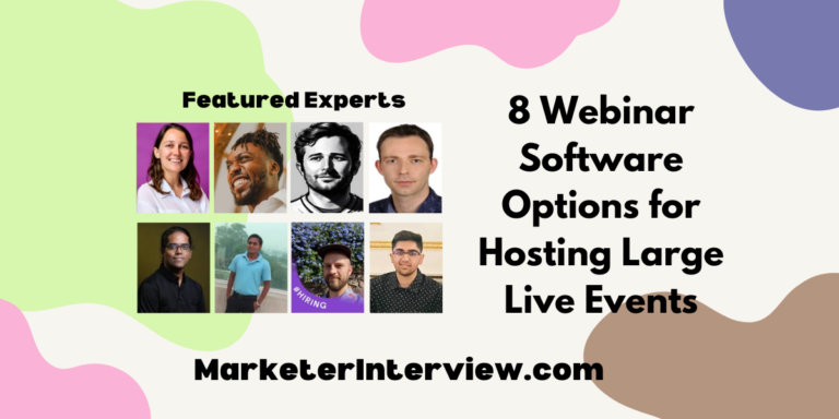 8 Webinar Software Options for Hosting Large Live Events