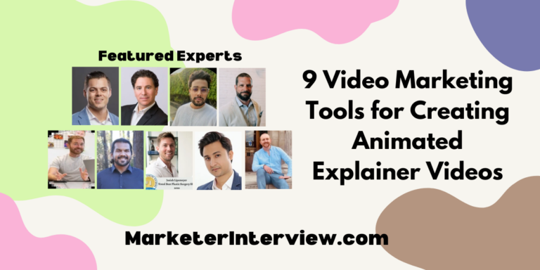 9 Video Marketing Tools for Creating Animated Explainer Videos