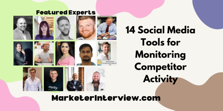 14 Social Media Tools for Monitoring Competitor Activity