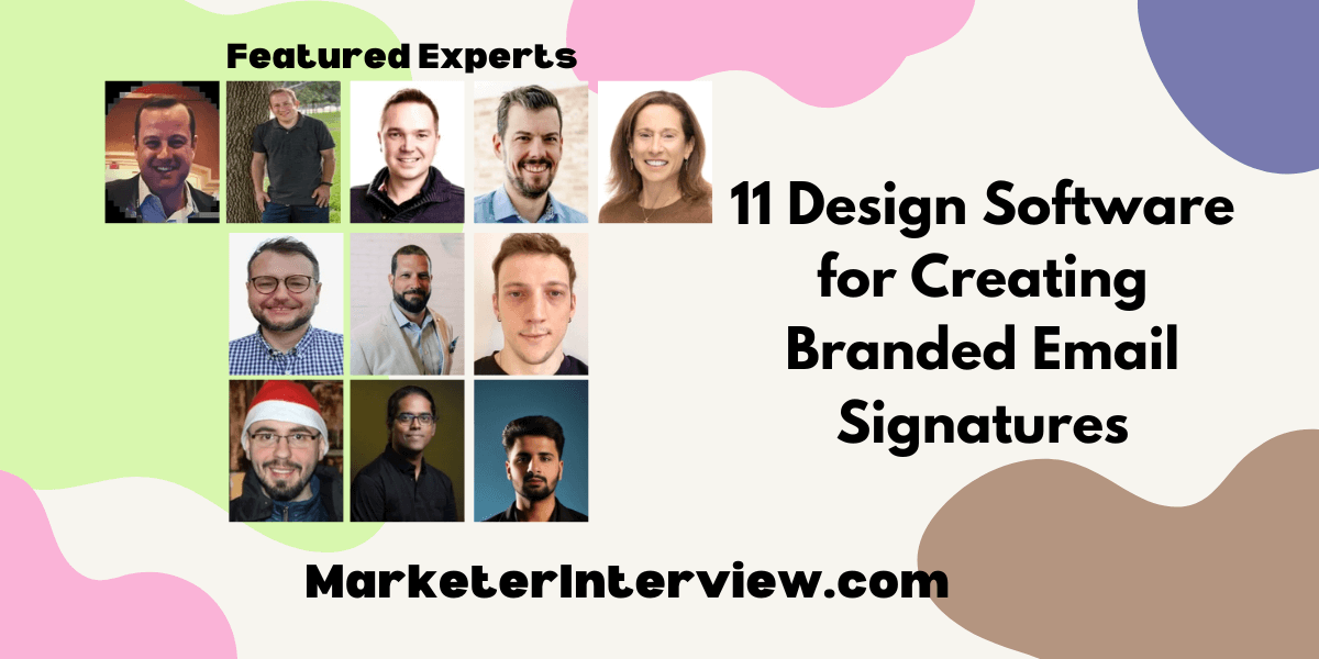 11 Design Software for Creating Branded Email Signatures 11 Design Software for Creating Branded Email Signatures