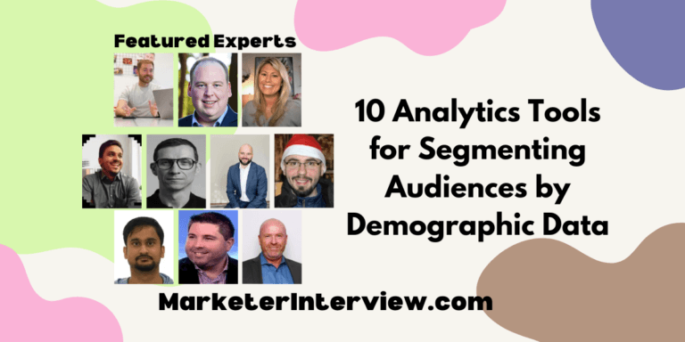 10 Analytics Tools for Segmenting Audiences by Demographic Data