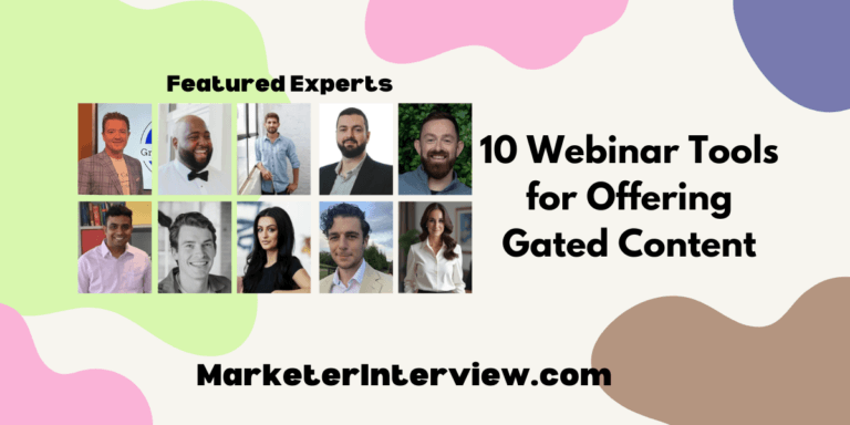 10 Webinar Tools for Offering Gated Content