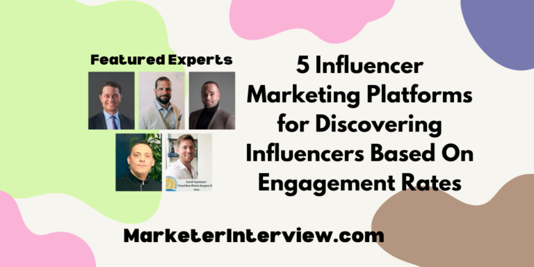 5 Influencer Marketing Platforms for Discovering Influencers Based On Engagement Rates