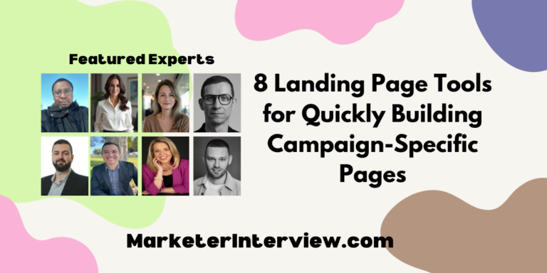 8 Landing Page Tools for Quickly Building Campaign-Specific Pages