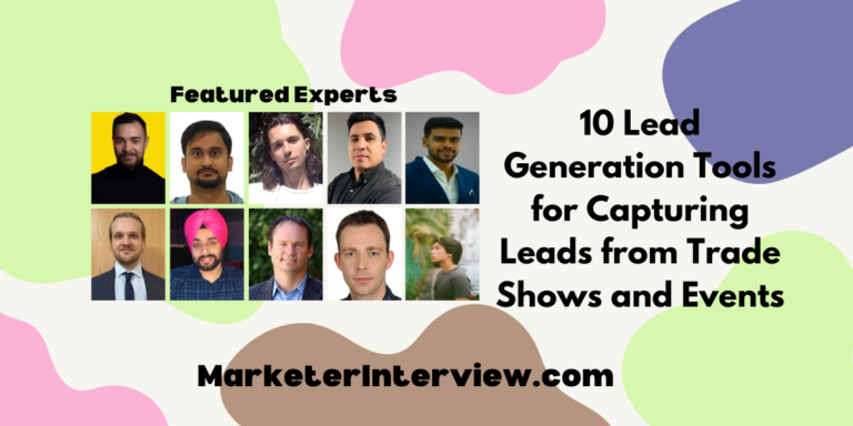 10 Lead Generation Tools for Capturing Leads from Trade Shows and Events