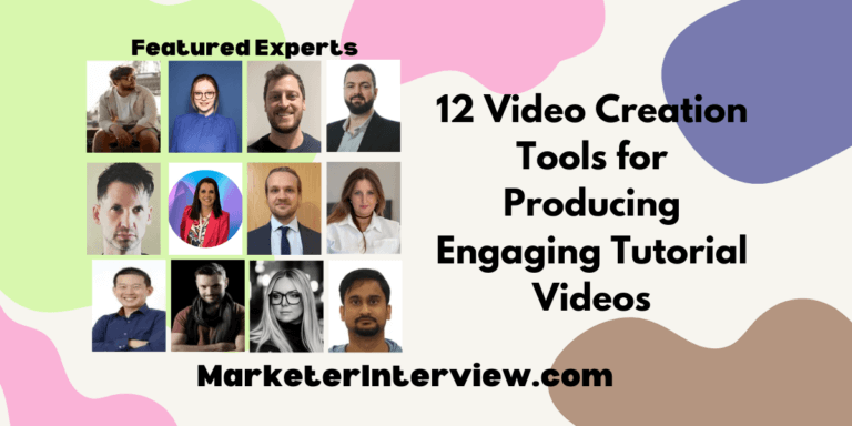 12 Video Creation Tools for Producing Engaging Tutorial Videos