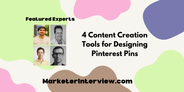 4 Content Creation Tools for Designing Pinterest Pins