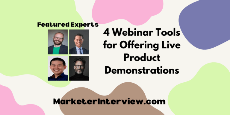 4 Webinar Tools for Offering Live Product Demonstrations