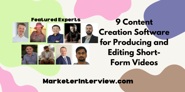 9 Content Creation Software for Producing and Editing Short-Form Videos